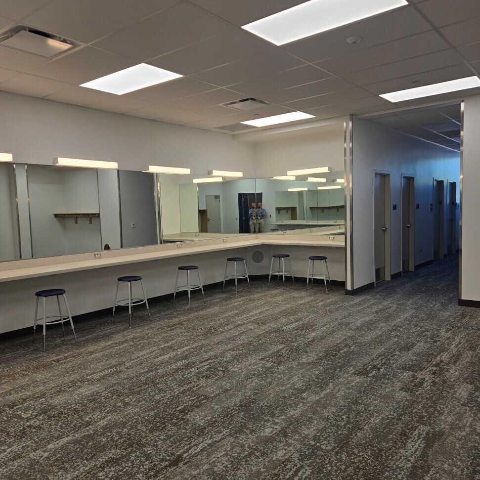 new dressing room
