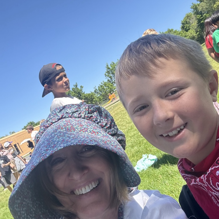 4th graders doing activities during Pioneer Day
