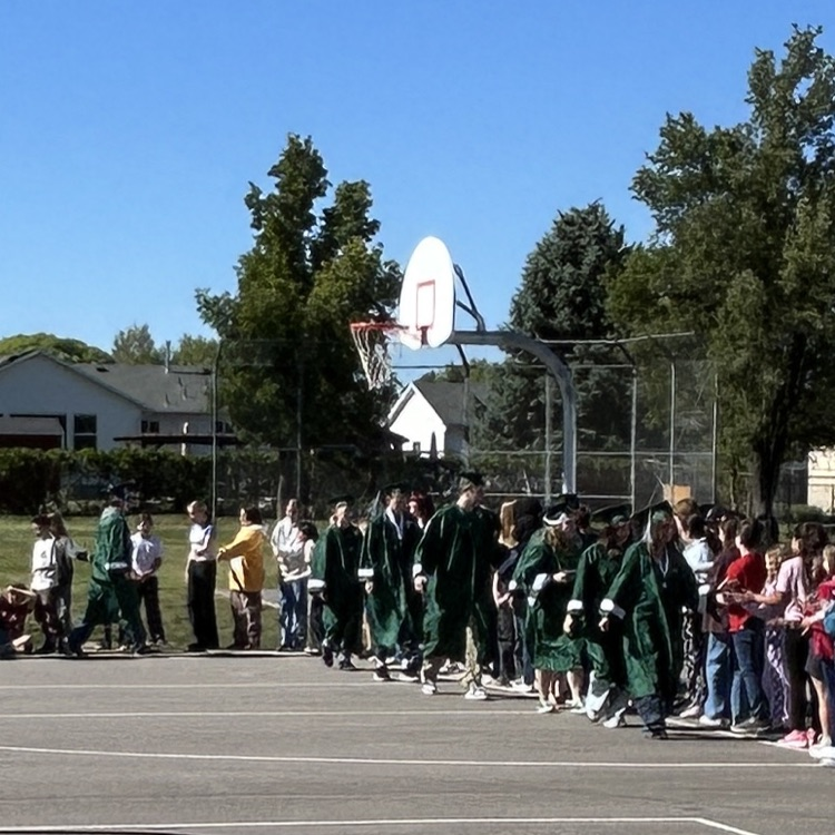high school graduate walk