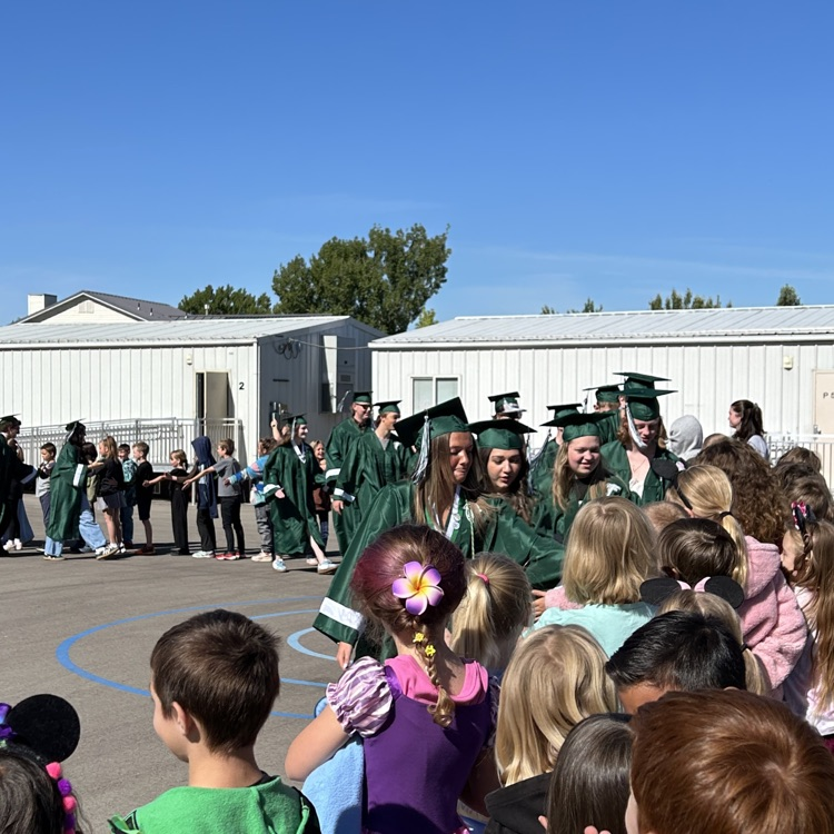 high school graduate walk