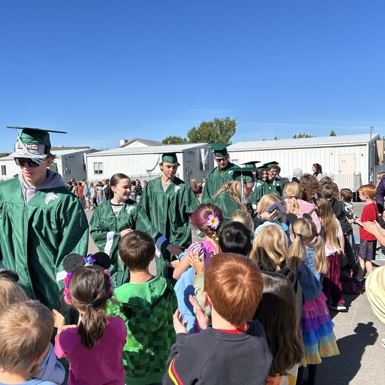 high school graduate walk