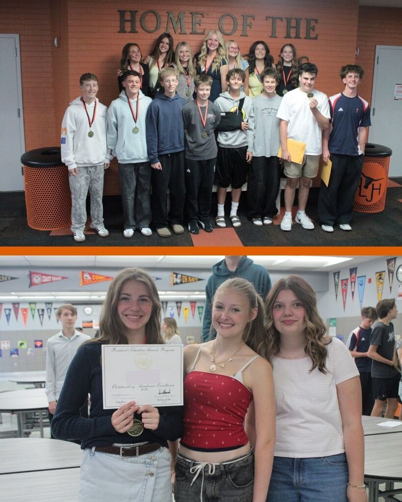 9th grade students from North Layton Jr. High for an assembly honoring their grades throughout the school year