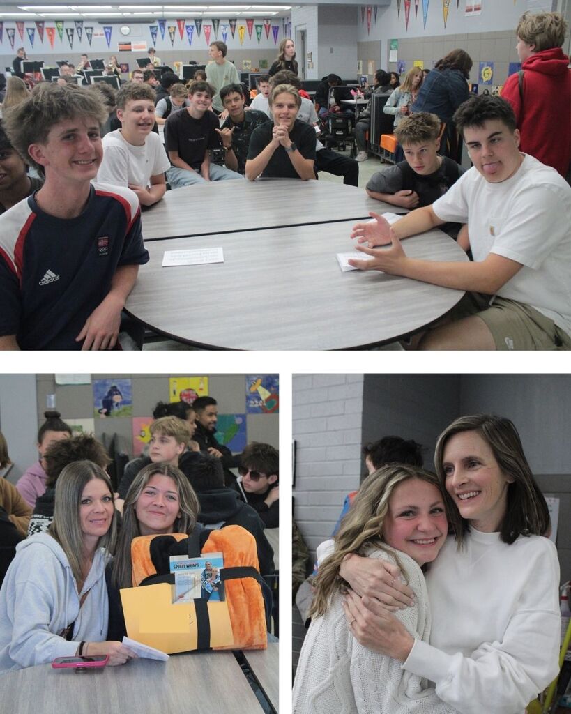 9th grade students from North Layton Jr. High for an assembly honoring their grades throughout the school year