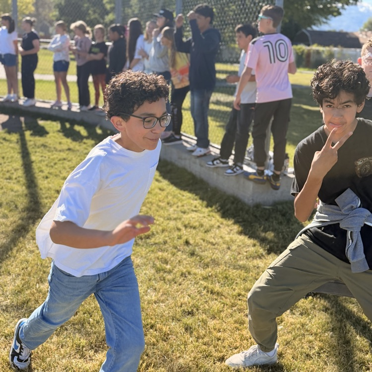 6th grade kickball vs. staff game!