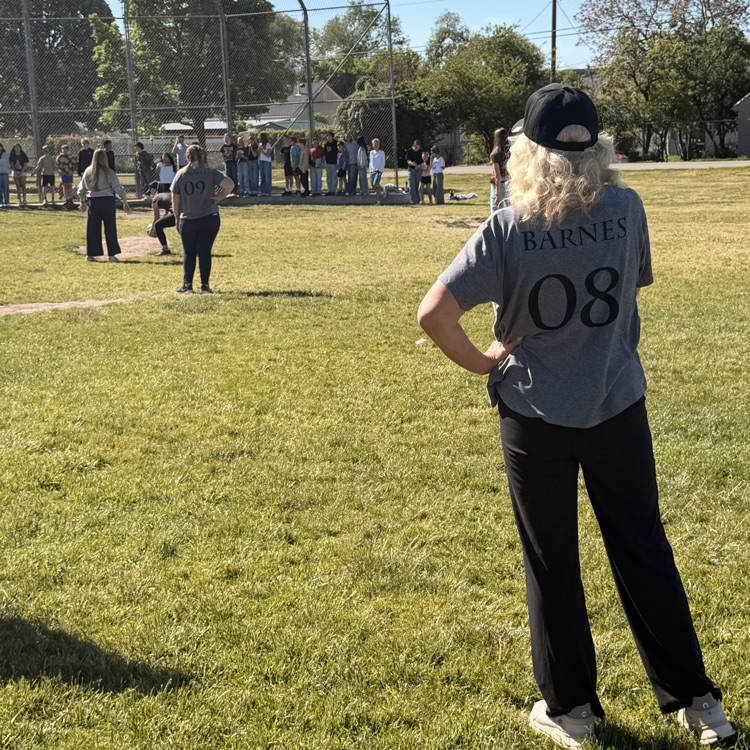 6th grade kickball vs. staff game!