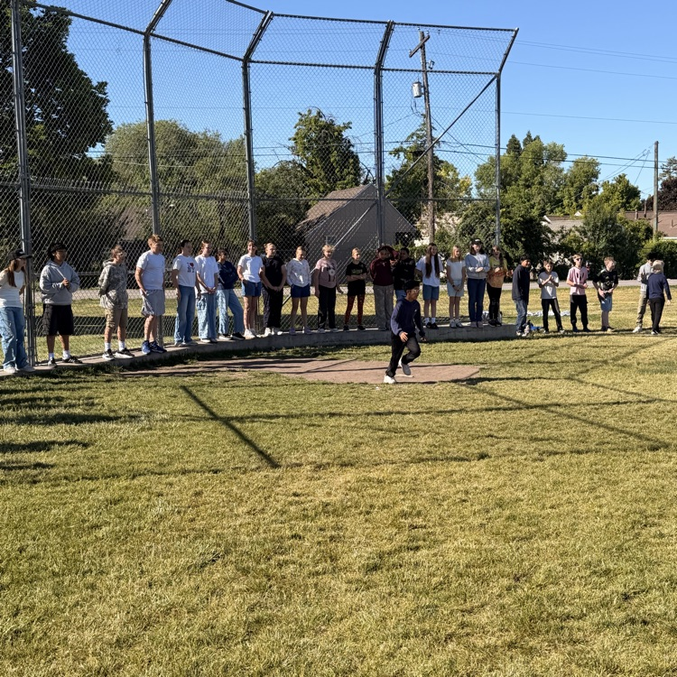 6th grade kickball vs. staff game!