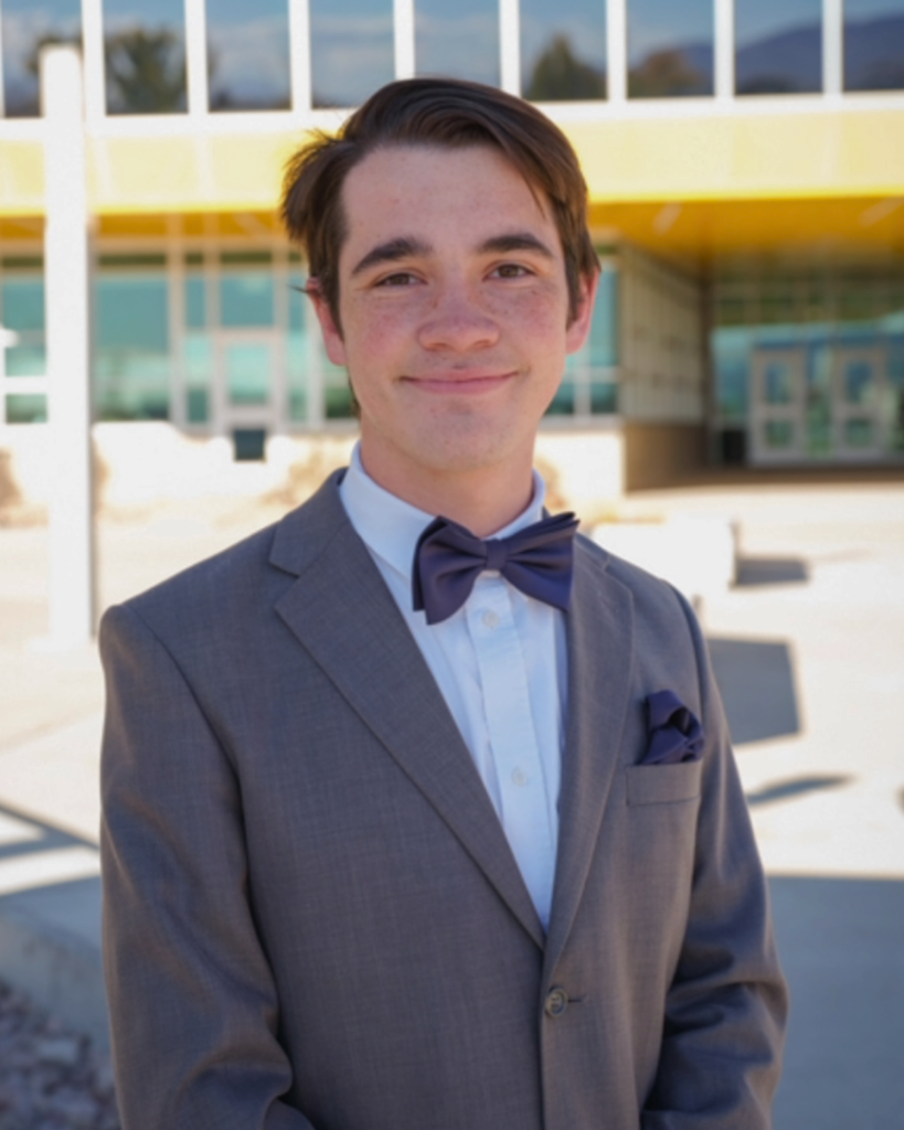 A Sterling Scholar student smiling.