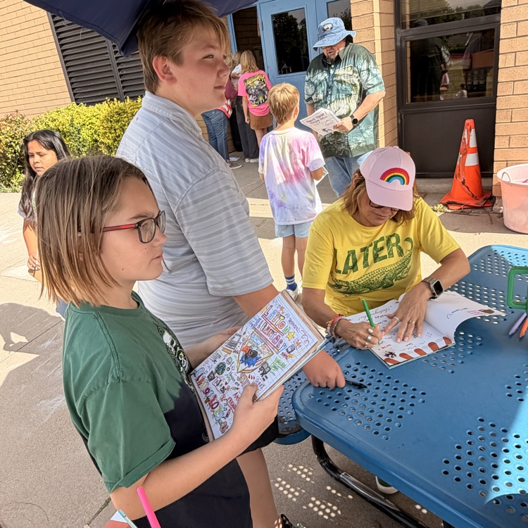 End of year, yearbook signing!