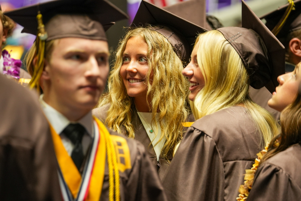 Group of Davis High graduates.