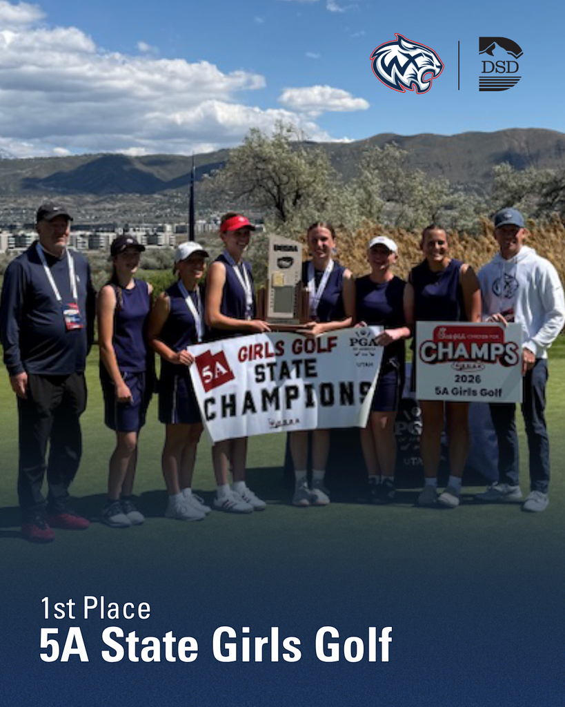 Woods Cross HIgh Girls Golf team took 1st place at the state tournament.