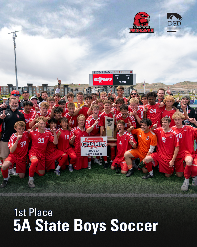 Bountiful High's boys soccer team took 1st place at the state tournament.