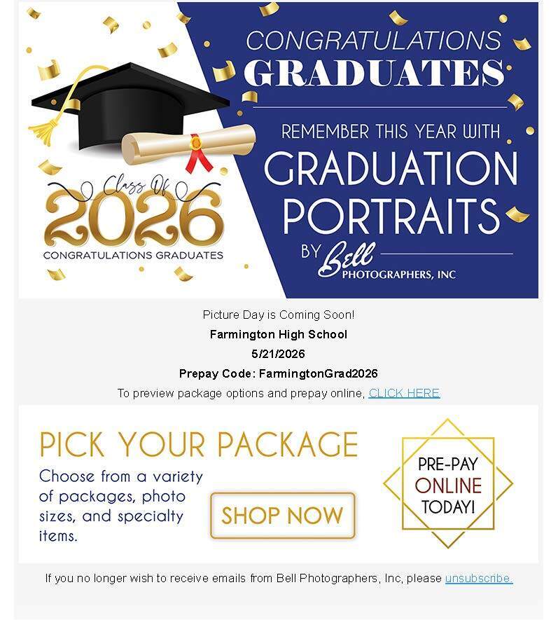 Order Graduation Pictures