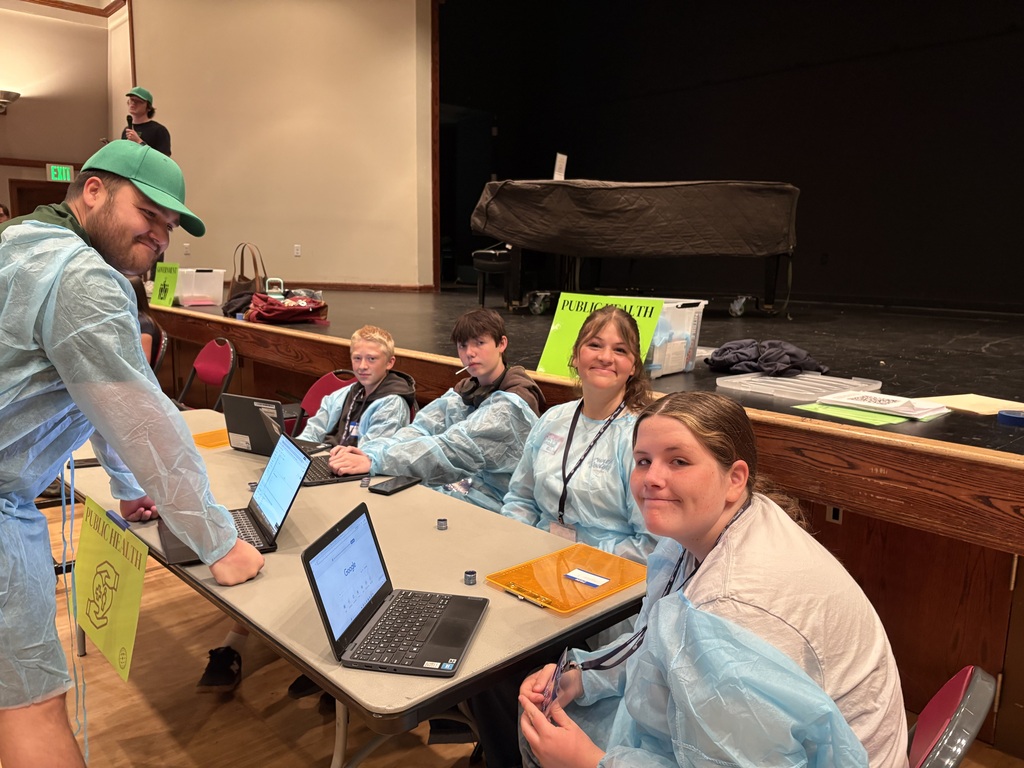 More students participating in Operation Outbreak.