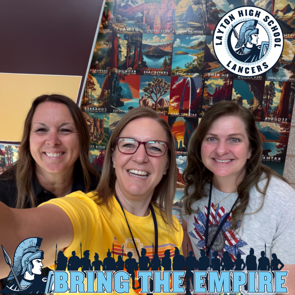 three math teachers at the conference