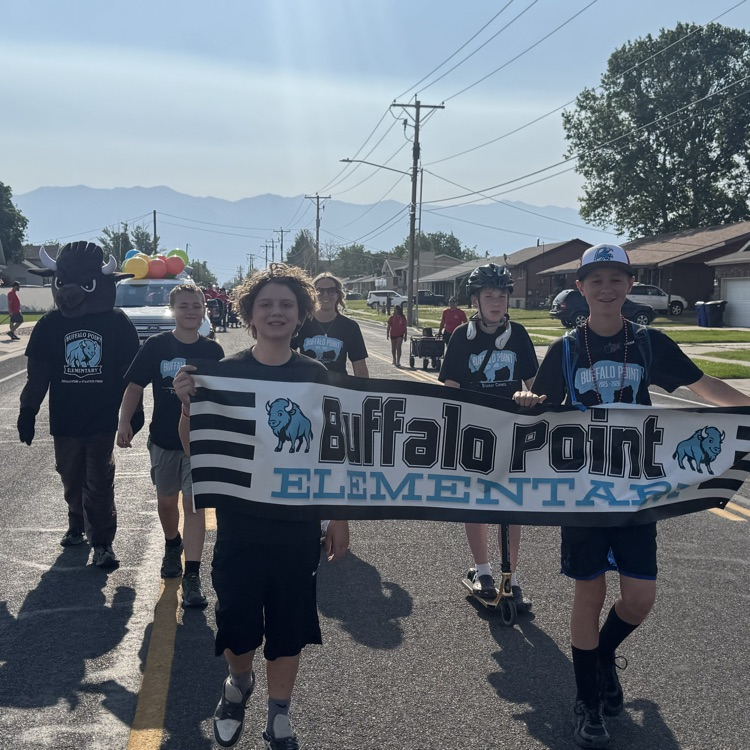 students in the parade