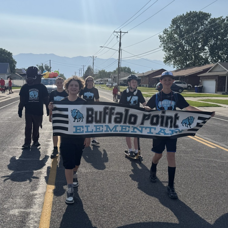 students in the parade