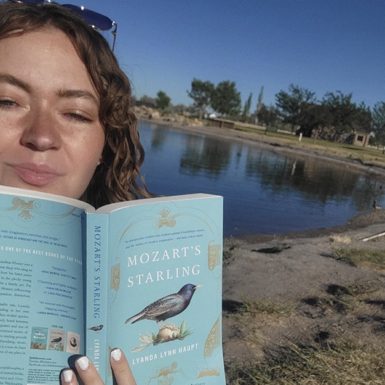 reading outside