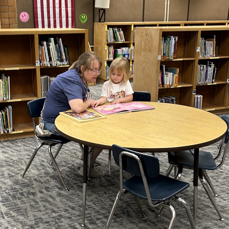 Mrs Mower reading