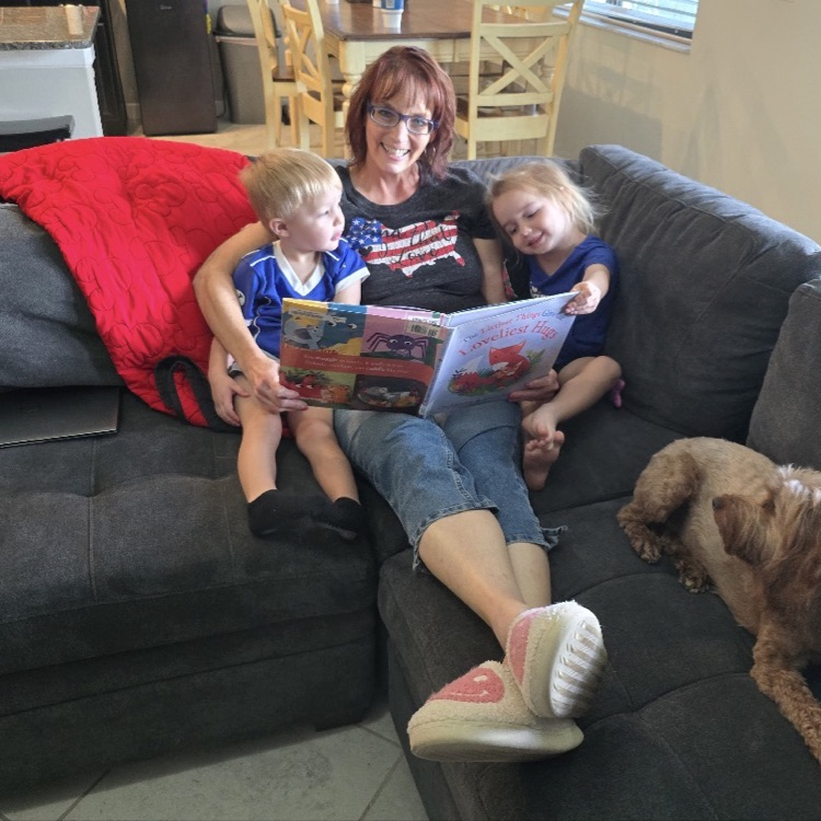 Mrs Miller reading
