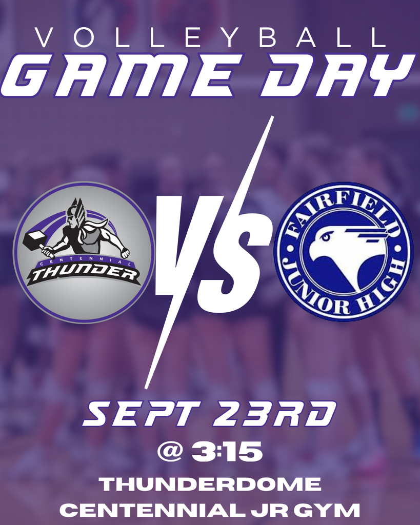 Sept 23rd at 3:15 in thunderdome vs Fairfield