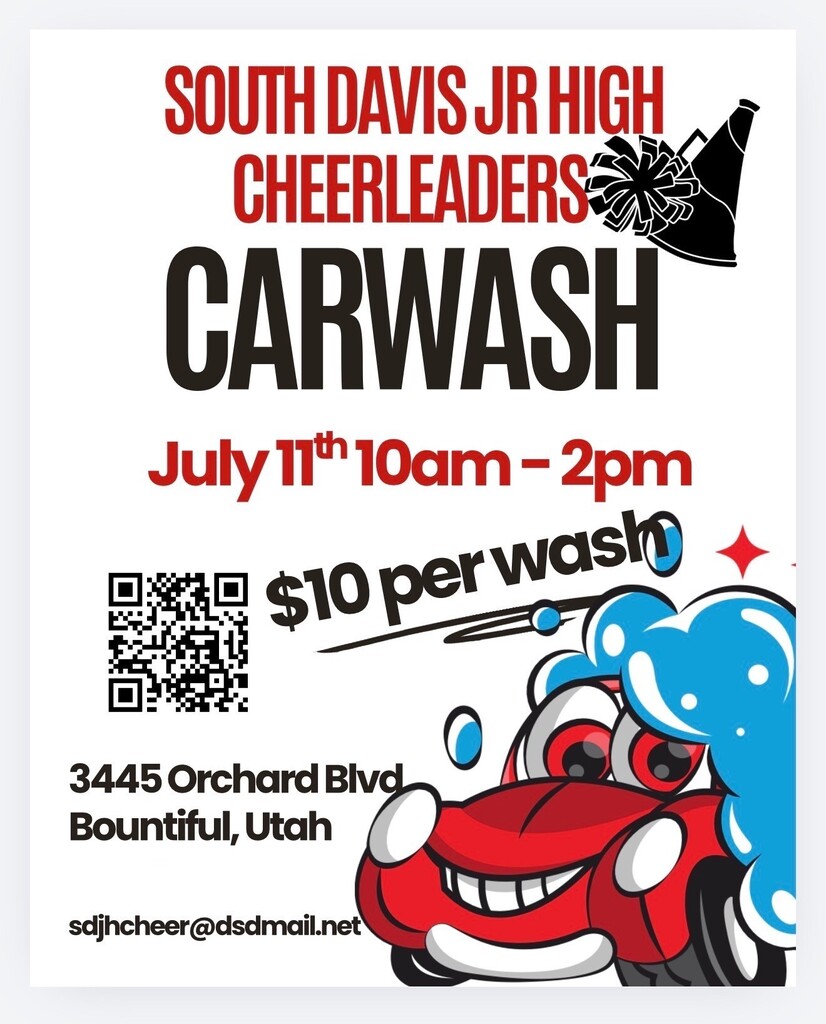 Car wash tomorrow, July 11 - join us 