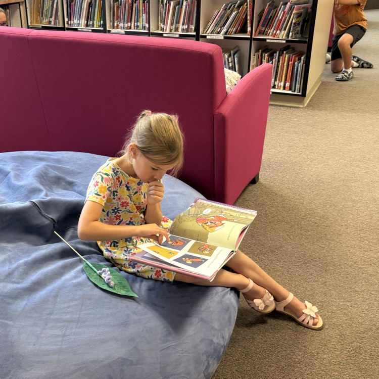 child reading