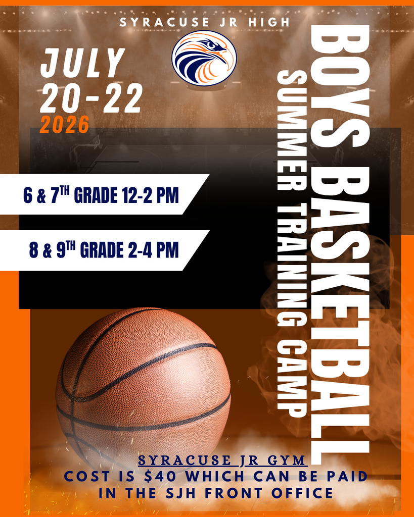 Boys Basketball summer camp flyer