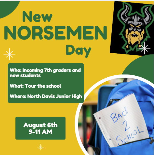 flyer for New Norsemen day 8/6 at 9 am