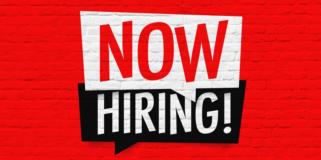 Now Hiring sign