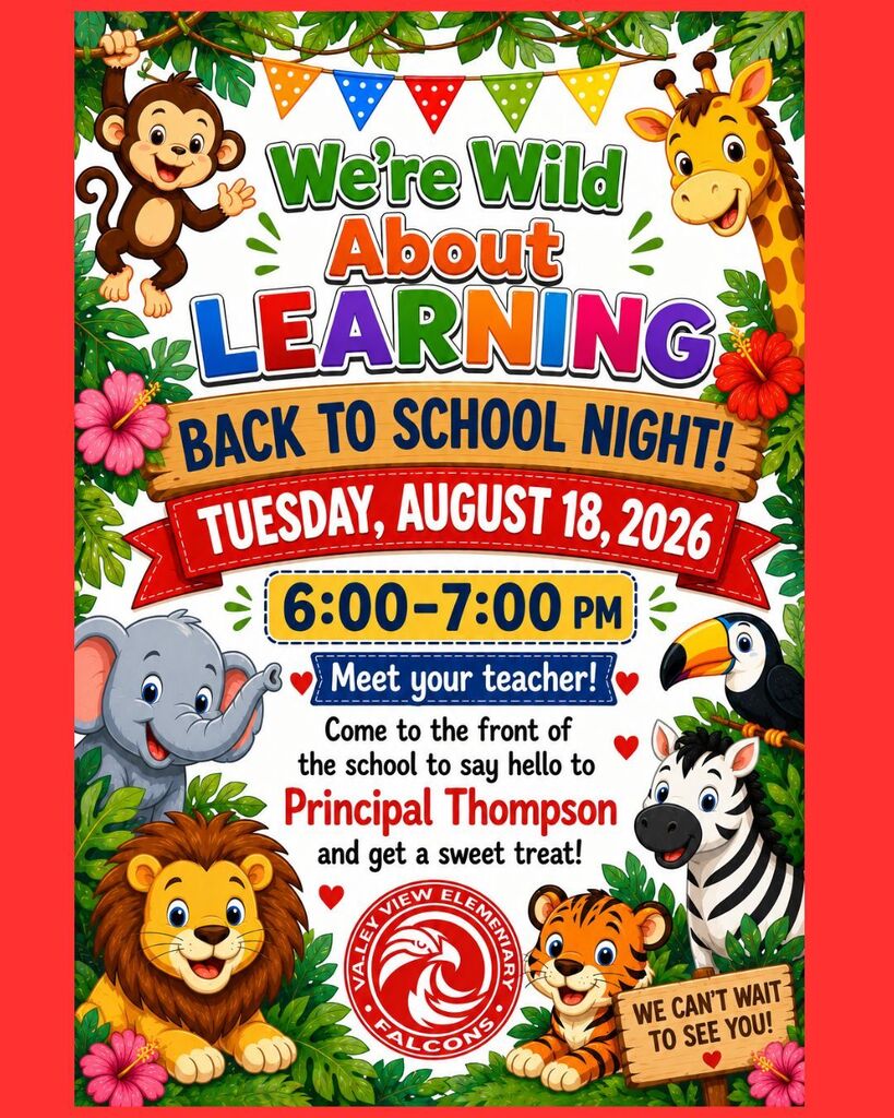 Back to School Night Info.