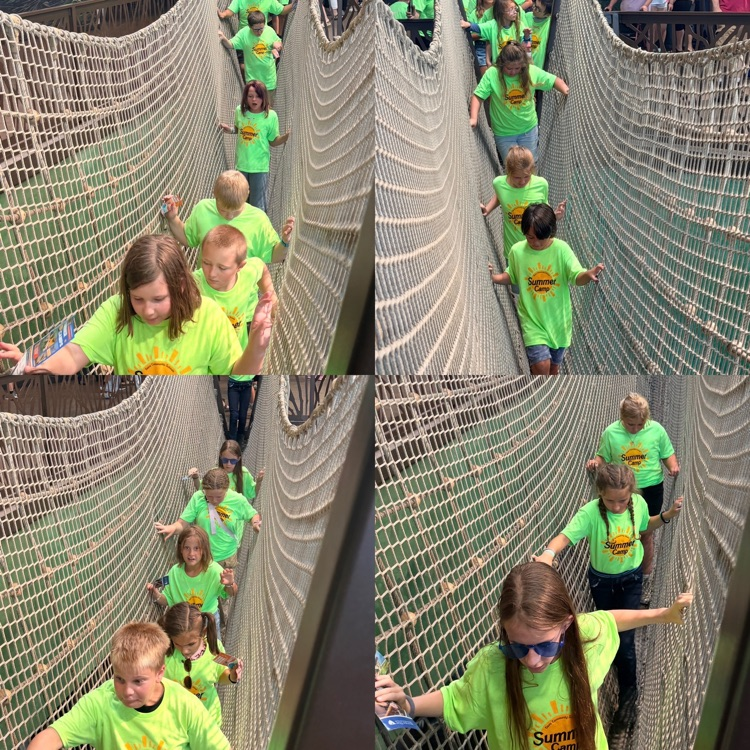 summer camp students during the field trip at Living Planet Aquarium