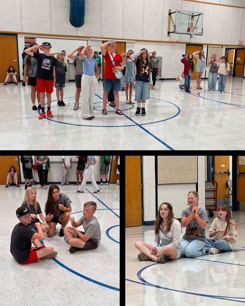 New students play games to get to know each other!