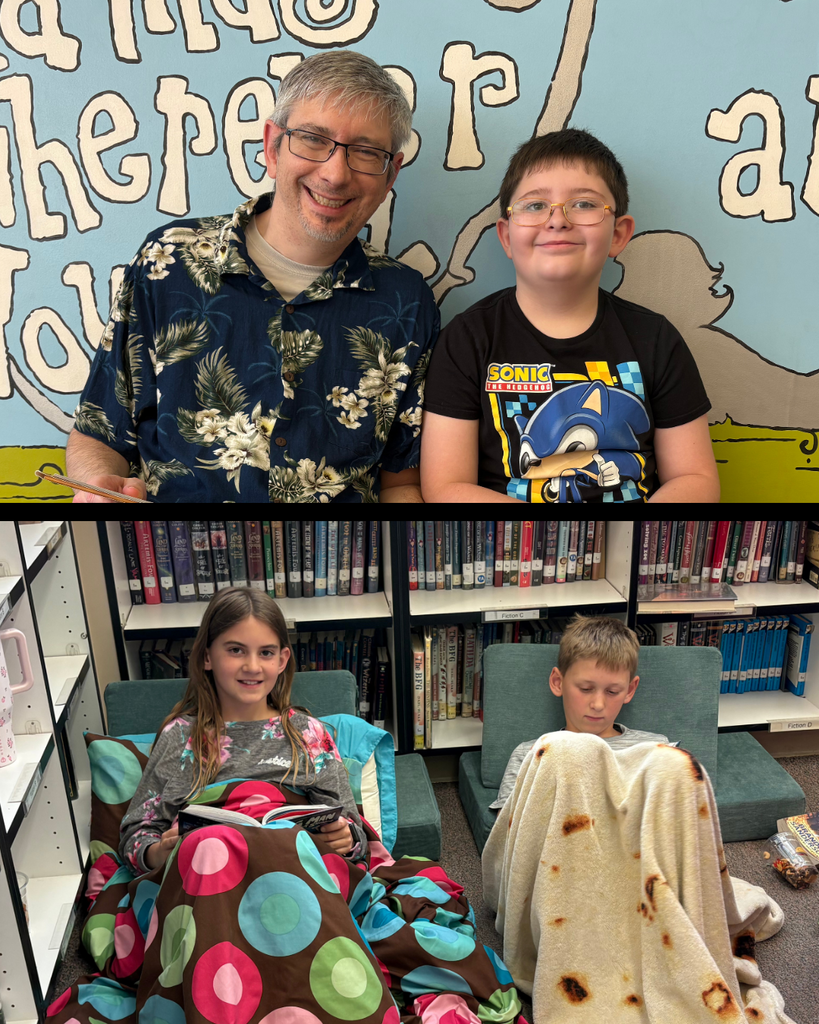 Students learning during Open Library at Oak Hills Elementary.