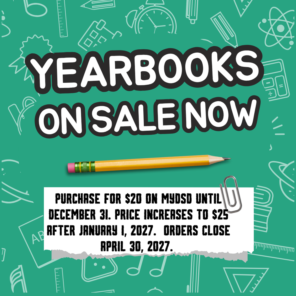 Yearbooks are on sale