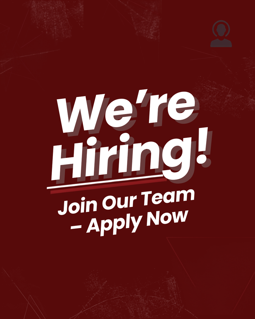 We're Hiring! Join our Team - Apply Now