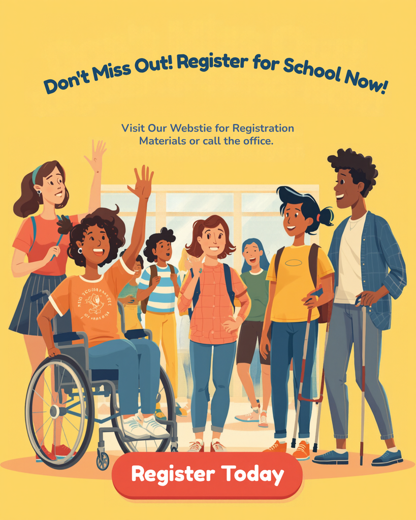 Don't forget to regitser for the school year!