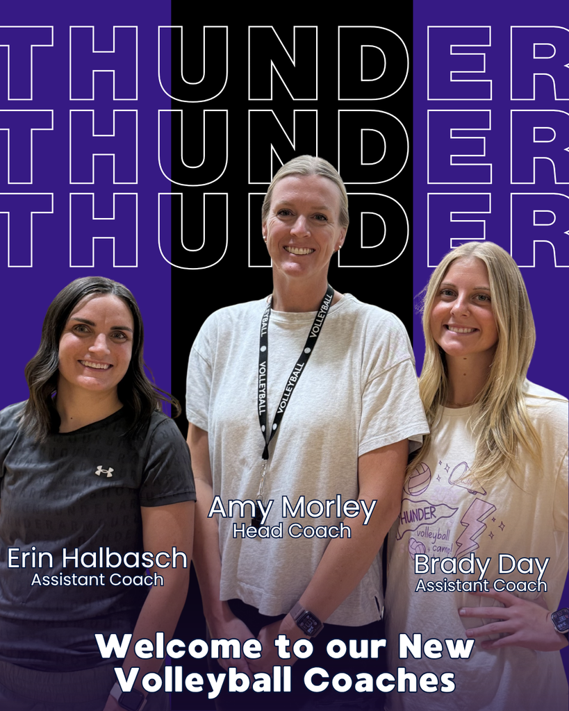 Welcome new Volleyball coaches Amy Morely, Erin Halbasch and Brady Day