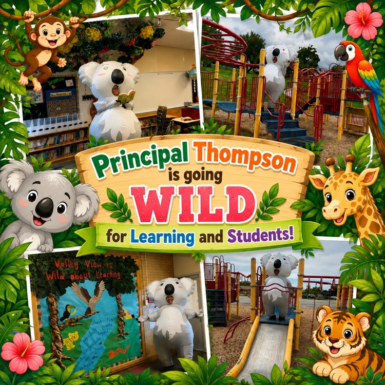 Principal Thompson has gone wild for students!
