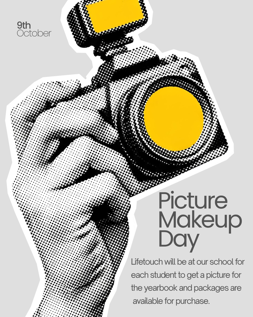 October 9th Picture Make-up Day. 