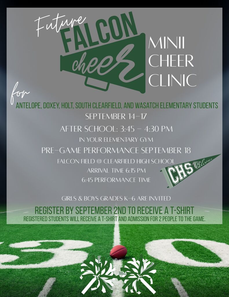 Cheer Clinic September 14-17