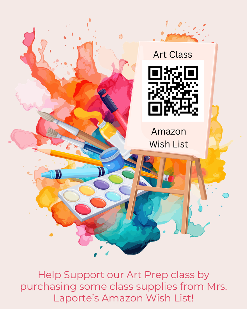 Art Prep class Amazon wish list - thank you for purchasing supplies for our art class!