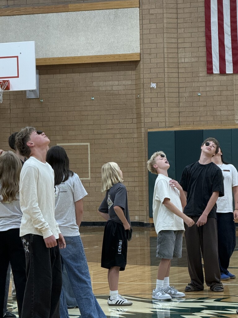 The oreo game was played at the assembly and 8th grade won!