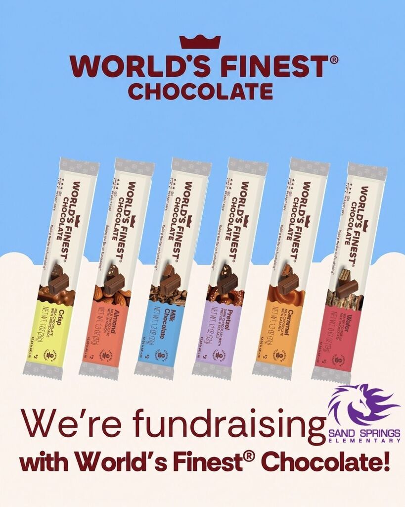 We're fundraising with World's Finest Chocolate