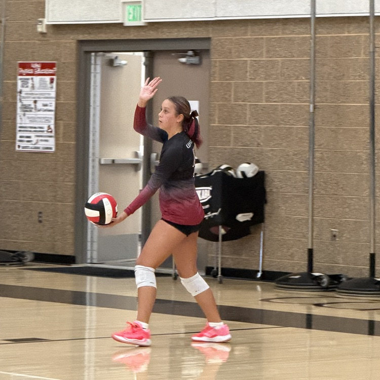 Action shot - serve 