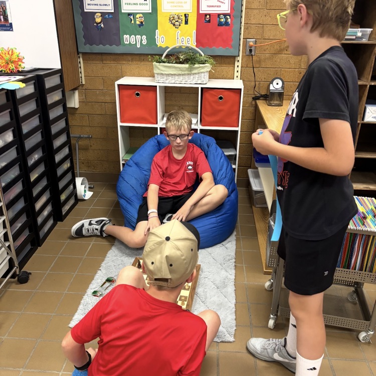 5th grade during fun Friday activities 