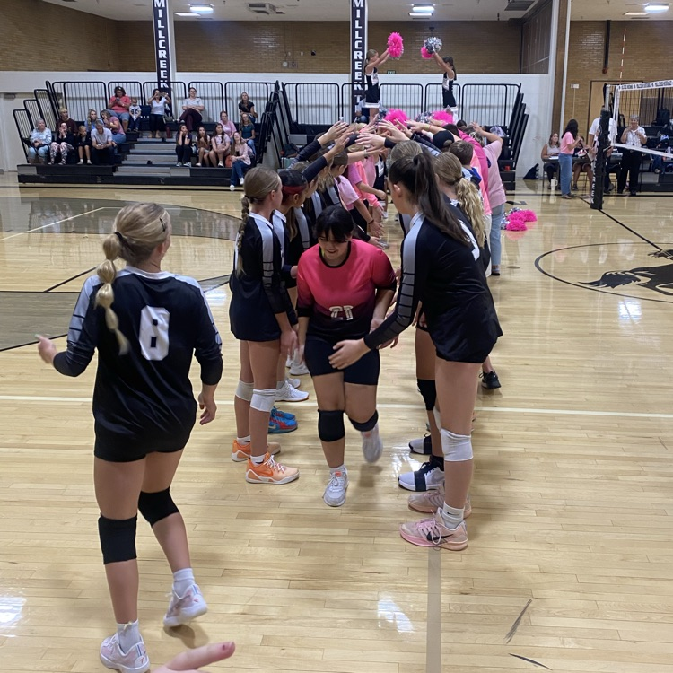 Welcoming the Girls Volleyball team