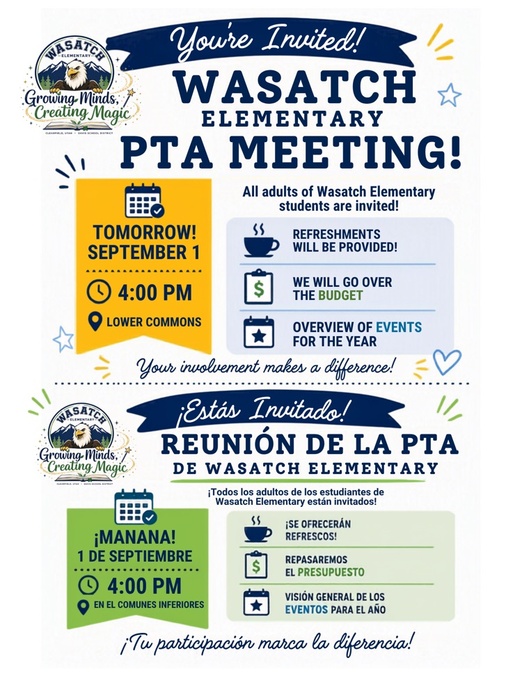 pta meeting September