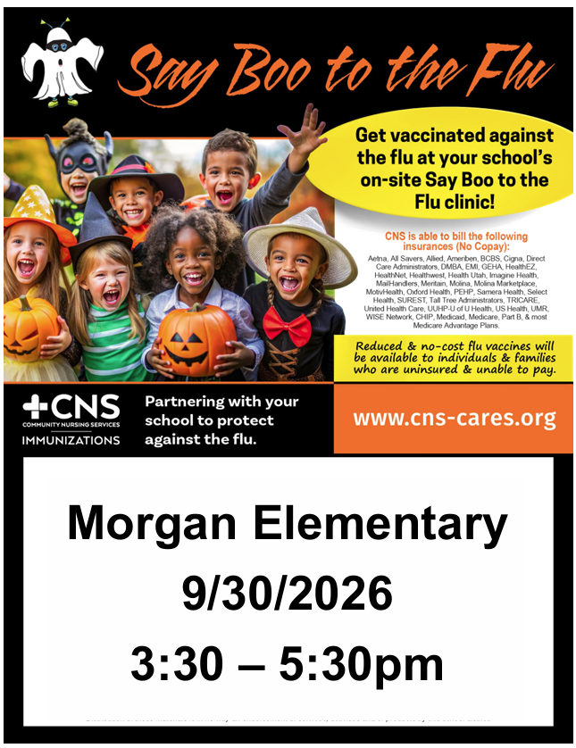 Boo to the Flu 9/30 from 3:30 - 5:30pm