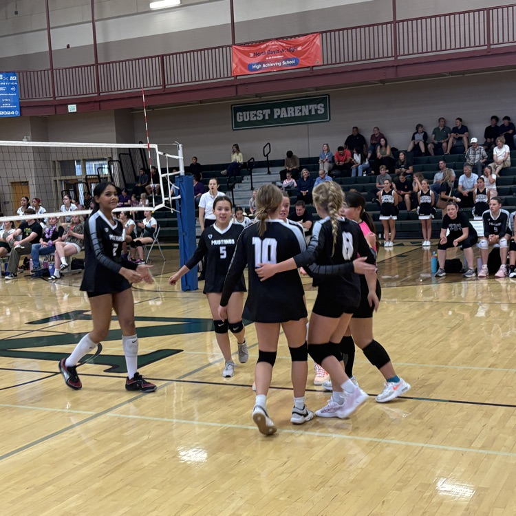 girls volleyball celebration 