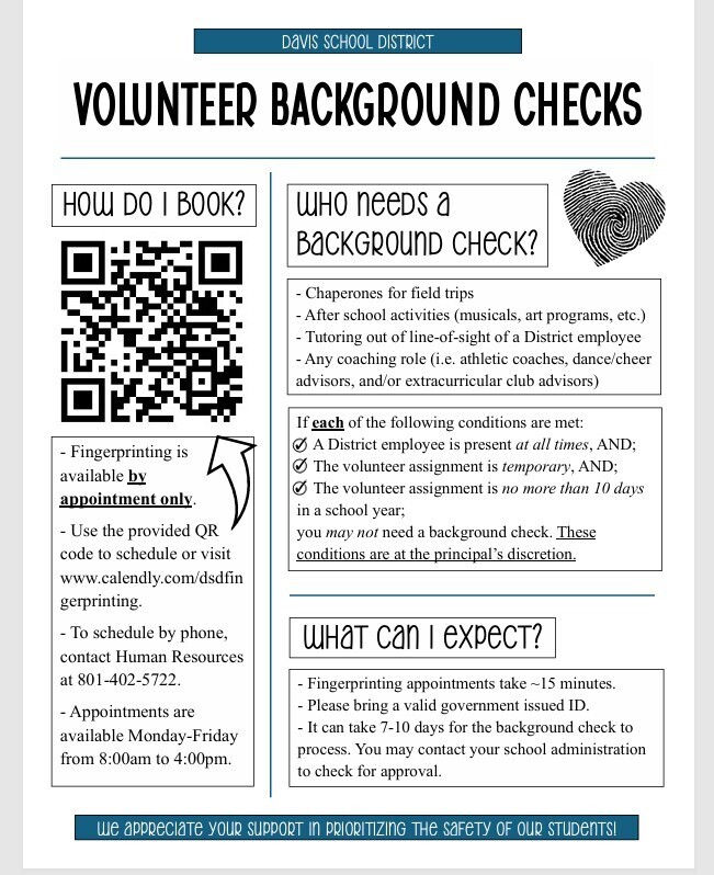 Background check flyer